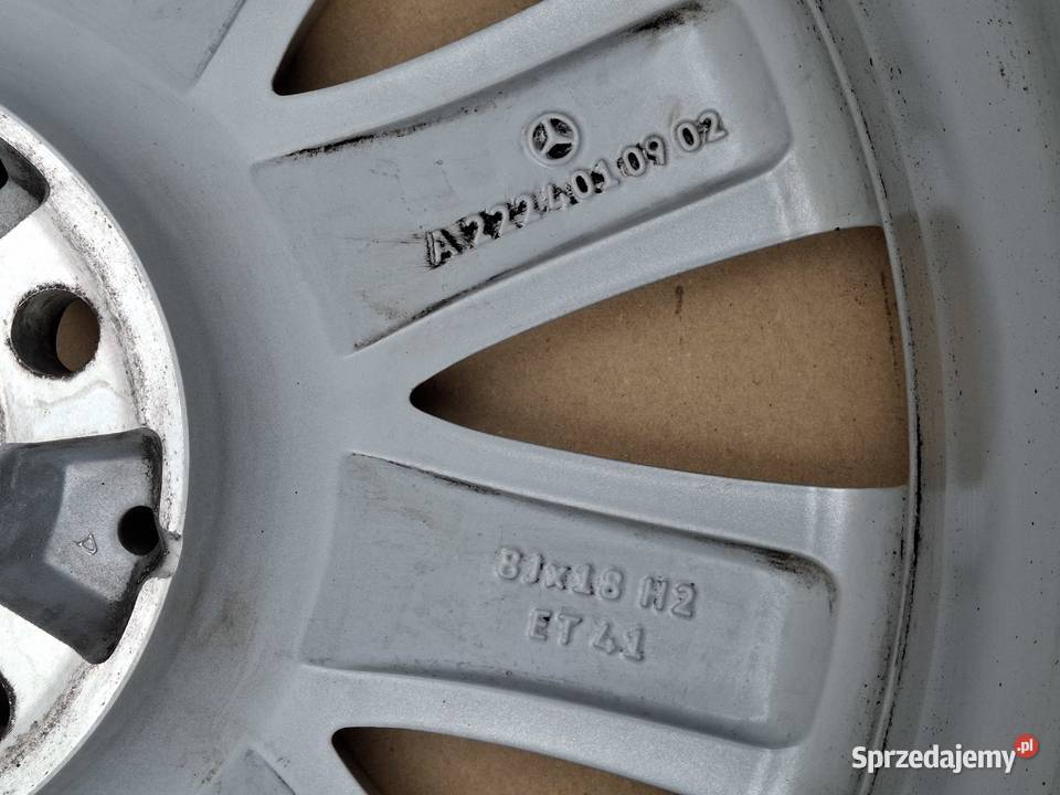 MERCEDES SKLASA W222 FELGA ALUFELGA 18 5X112 8J