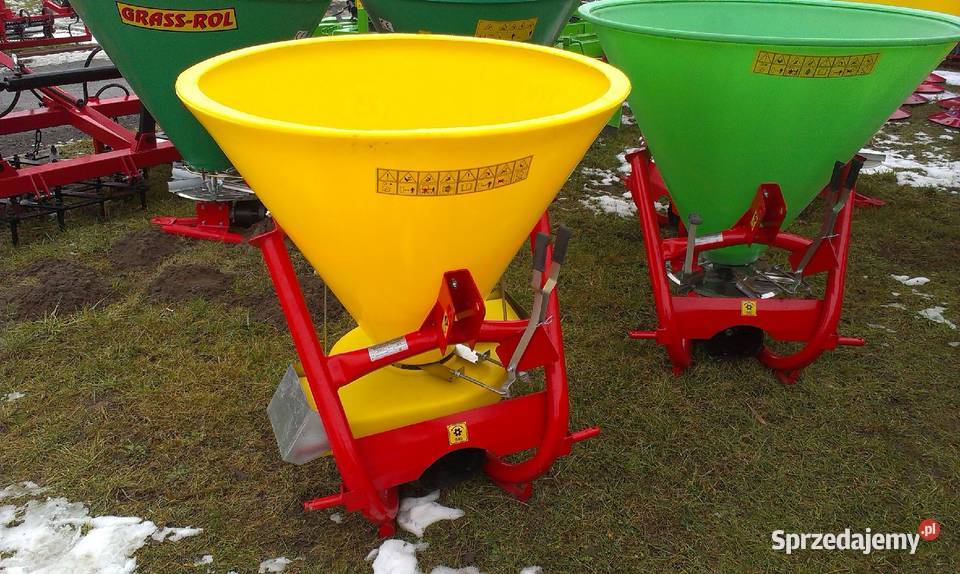 6 łopatek Rozsiewacz do nawozów Strumyk Lejek