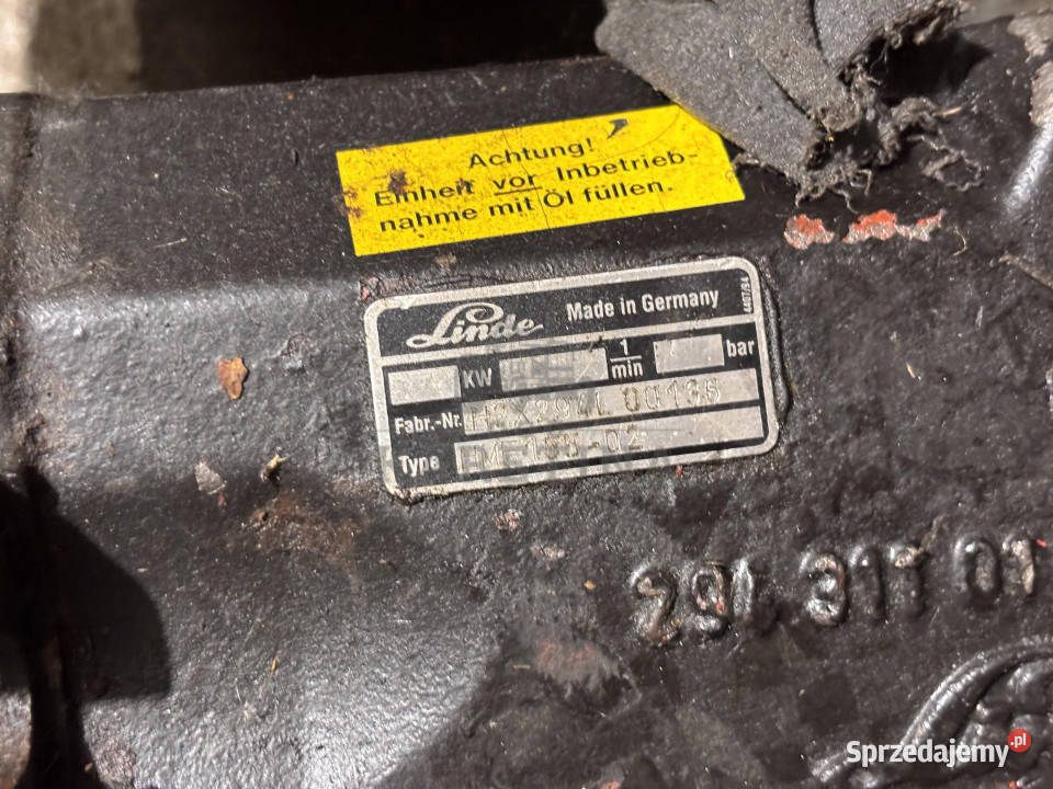 Linde HMF 15502 Massey Ferguson Pompa Jastrzębniki