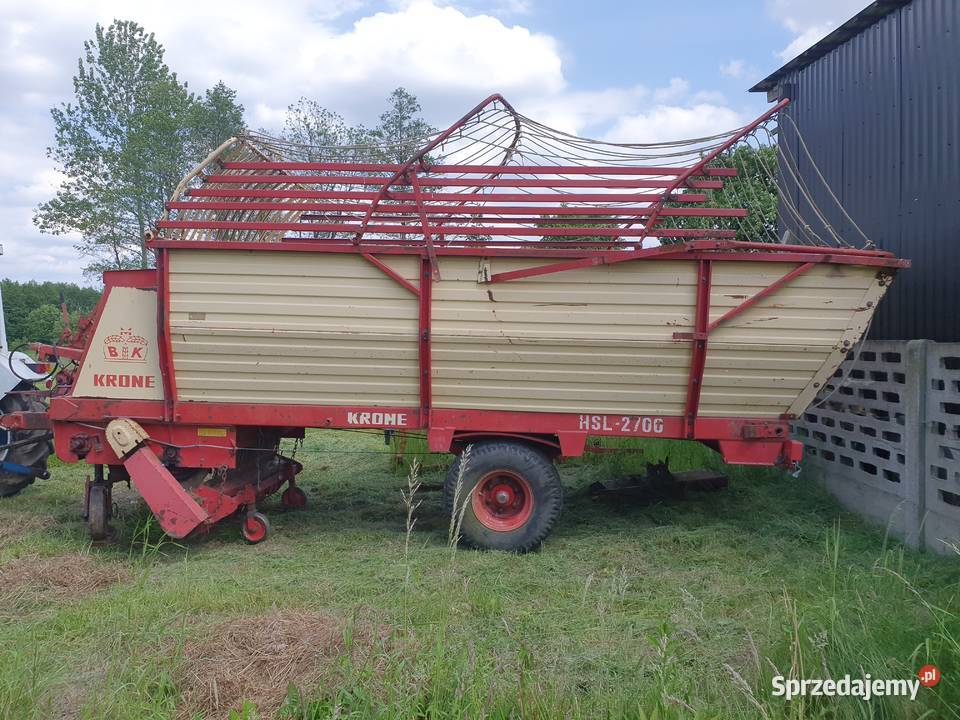 Przyczepa samozbierająca krone 2700 Ostrów