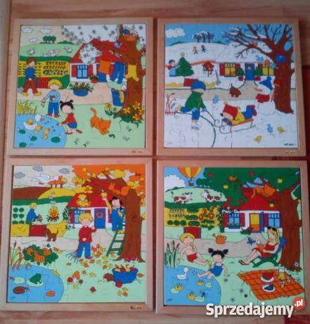 Puzzle drewniane Educo Goula i Goki Drewno  Olsztyn