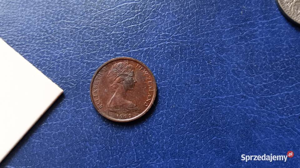 Stare monety 1 cent 1970 Nowa Zelandia Lesko