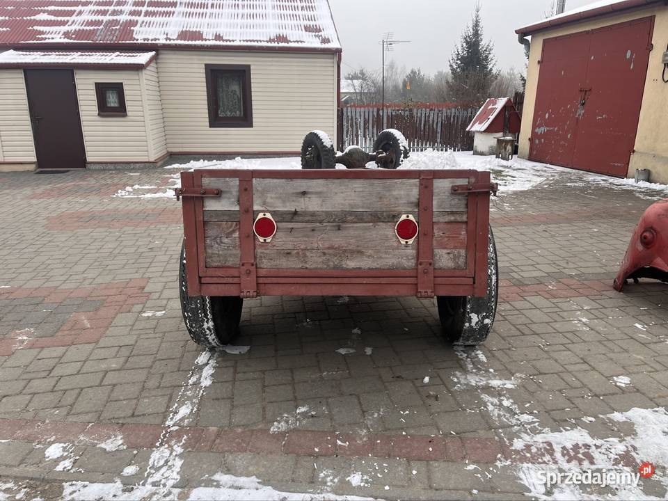 Przyczepa przyczepka jednoosiówka nieuszkodzony Lubartów