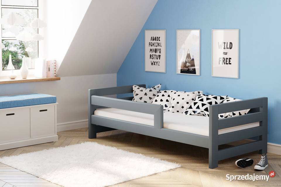 ŁÓŻKO Drewniane Dziecięce 80x180 GR35 Łóżka, wersalki i sofy małopolskie Zakopane