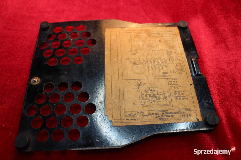 Zabytkowy telefon CZPE DC21 z 1946r śląskie Kłobuck