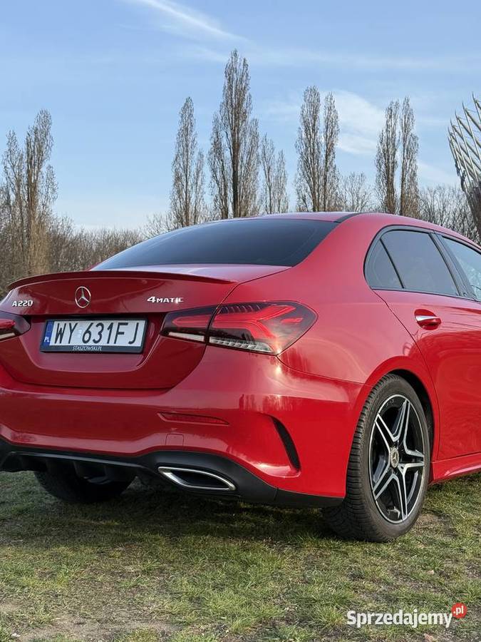 Sprzedam MercedesBenz A220 Pakiet AMG 2019r 97 Rok produkcji 2019 sprzedam