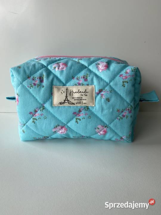 Kosmetyczka handmade bawełniana pikowana pomorskie Gdynia