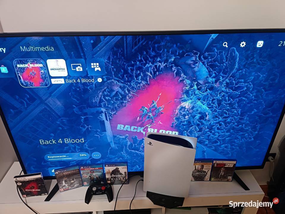 Konsola Playstation 5 z napędem CFI 1216A pad 6 Libiąż