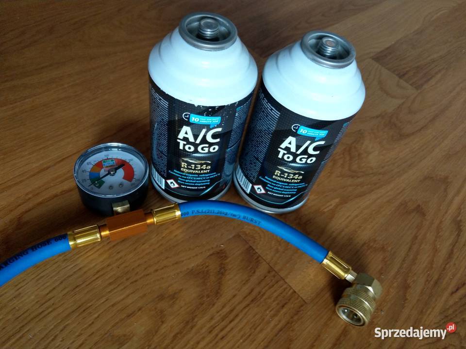 Zestaw do napełniania klimatyzacji na R134a sprzedam