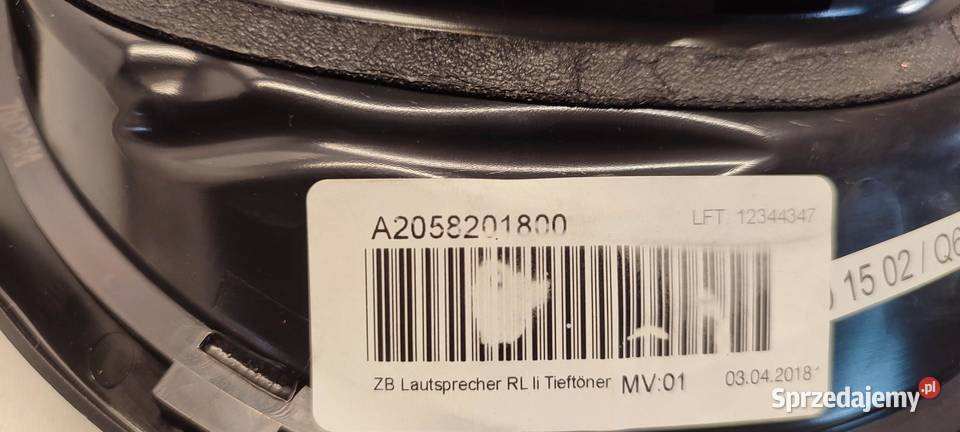 MERCEDES GLC W253 X253 GŁOŚNIK DRZWI PRZÓD sprzedam