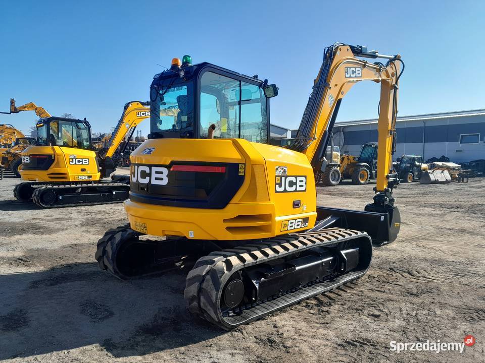 JCB 86C1 2021R KOPARKA GĄSIENICOWA 8 TON CAT Krotoszyn
