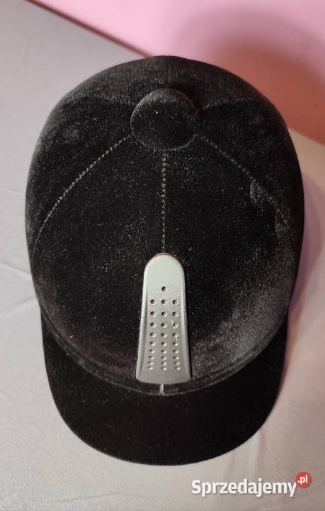 Kask jeździecki rozmiar 55 CLASSIC EQUI czarny Jasień