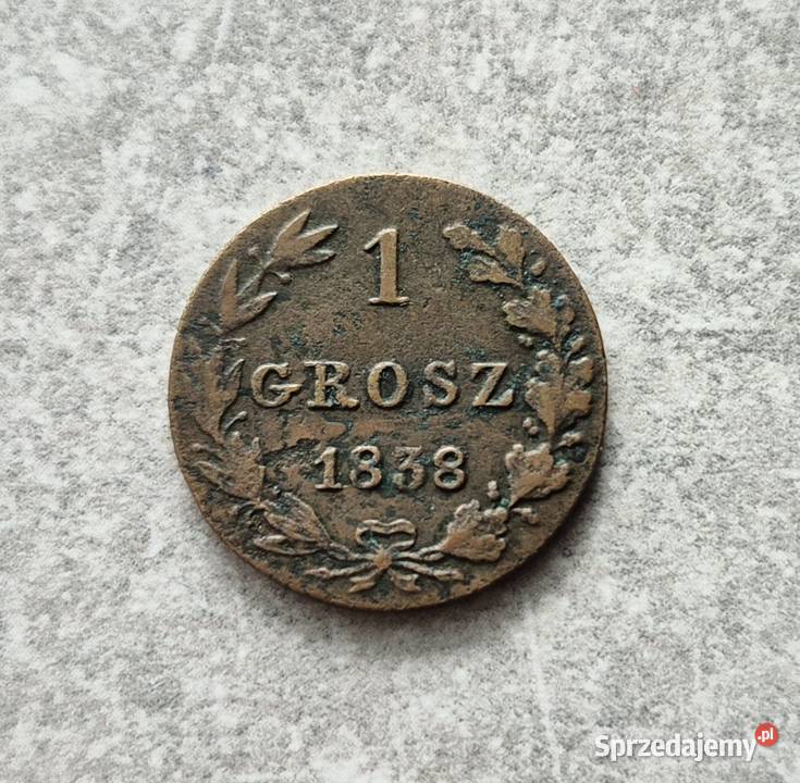126 KRÓLESTWO POLSKIE 1 Grosz 1838 r MW