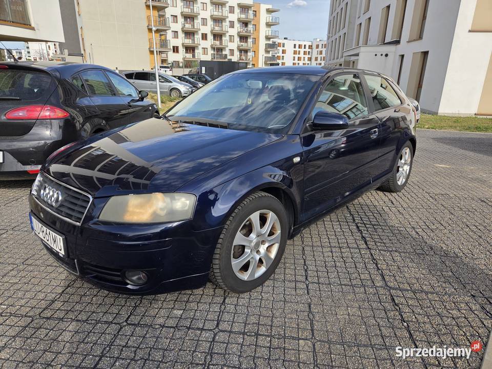 Audi A3 8P 20 FSI 3d uszkodzony Rok produkcji 2003 Lublin sprzedam