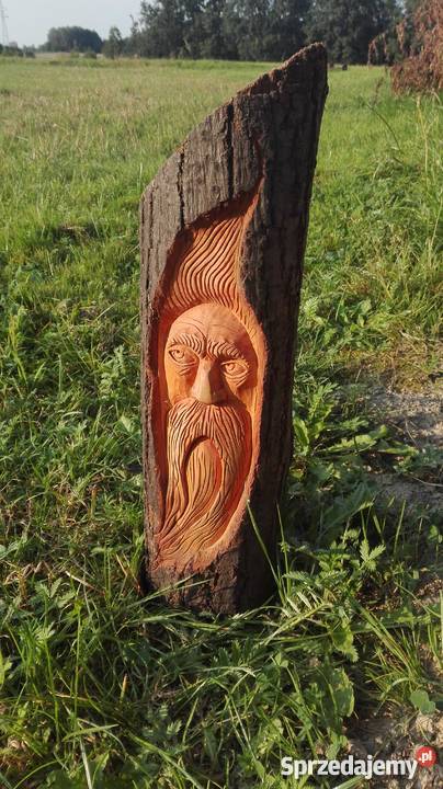 Rzeźba Dziad Duch lasu prezent sprzedam
