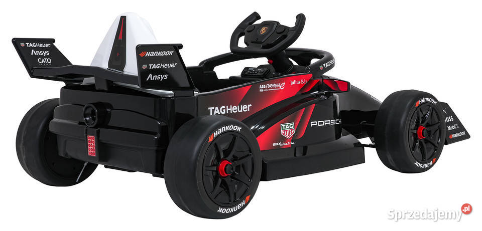 Pojazd Bolid Formuły E Porsche Czerwony Pojazdy elektryczne i spalinowe Łopuszno