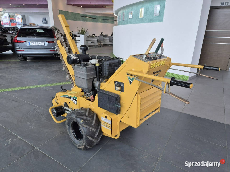 minikoparka Vermeer RT 100 PIŁA DO ROWÓW MINI