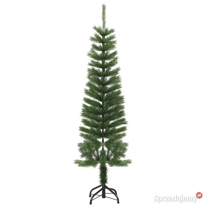 vidaXL Sztuczna smukła choinka ze stojakiem 150 mazowieckie