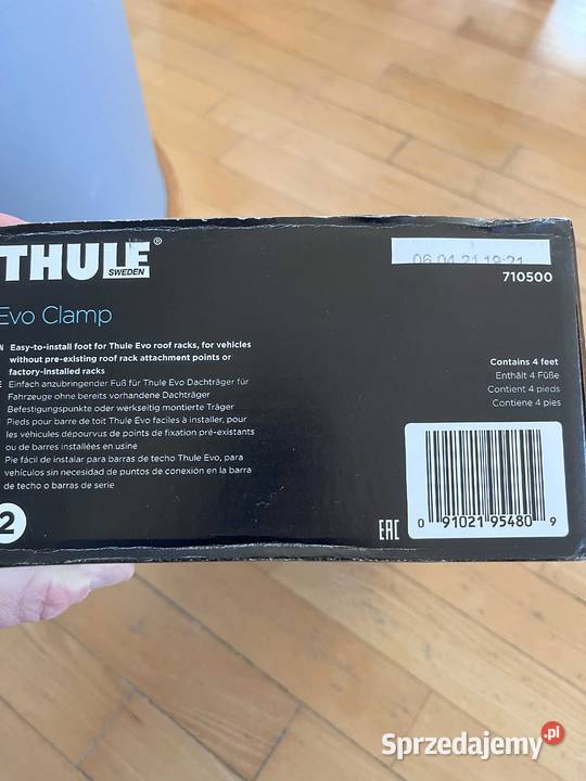 Zestaw Thule Evo Clamp 710500 Kit 145082 Toyota Warszawa