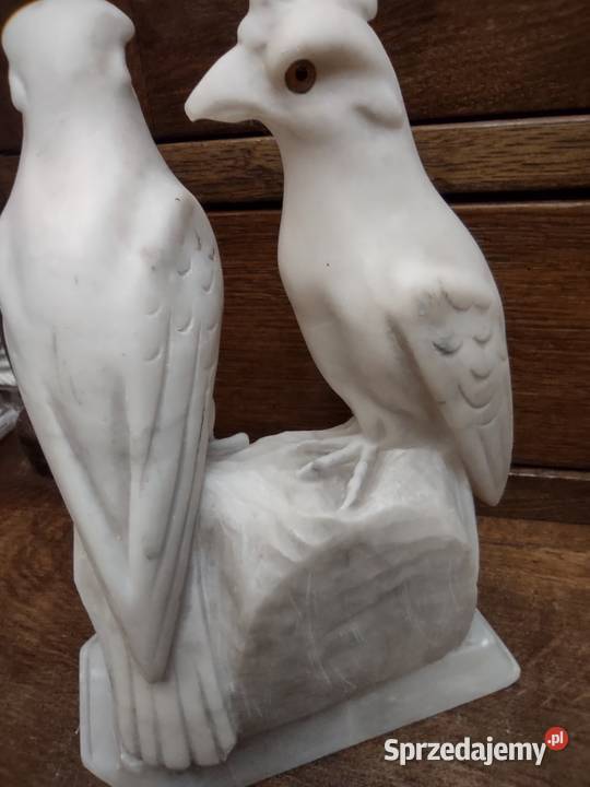 Stara Rzeźba Ptaki Marmur Gniezno