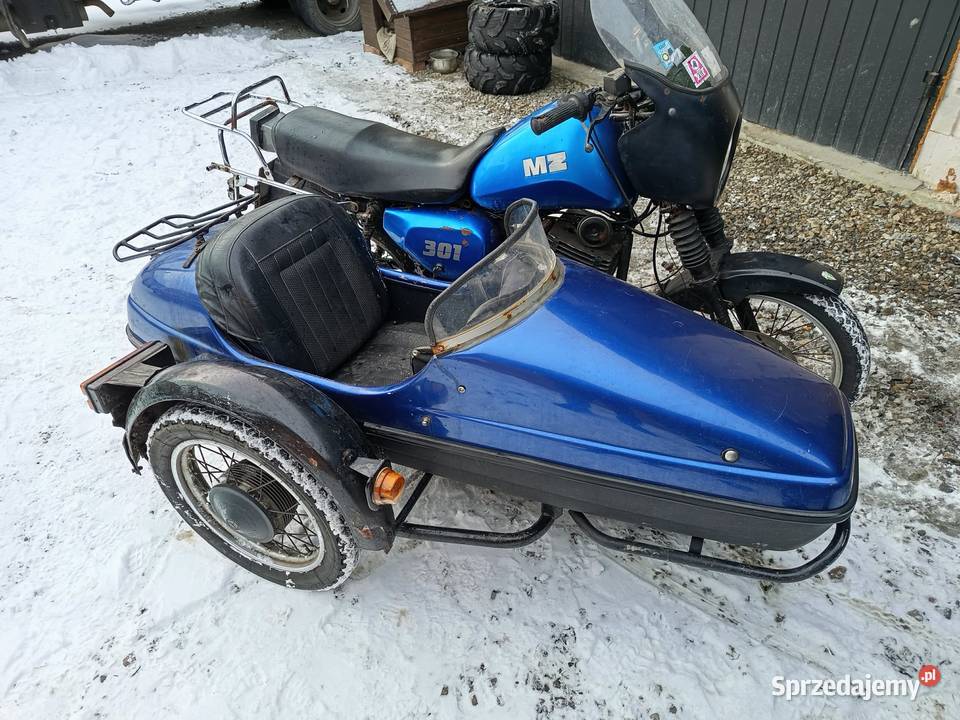 Mz etz 301z wózkiem bocznym nieuszkodzony Tarnobrzeg