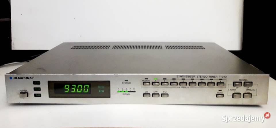 Blaupunkt T240 Synthesizer stereo tuner Pozostałe