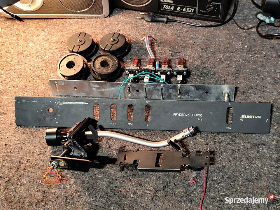 części gramofonu G620fs Fryderyk Mosty