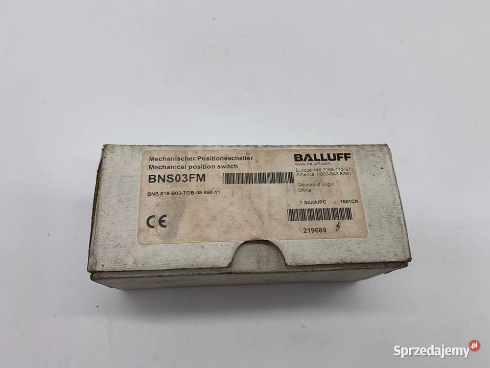 Balluff BNS03FM BNS 816B03TOB0865011 Limit Dom i Ogród Warszawa