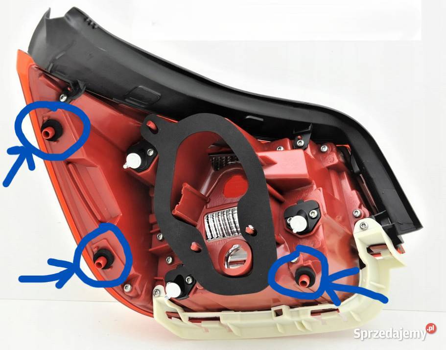 Gąbki amortyzatory lampy tył Chevrolet Malibu IV osobowe mazowieckie Warszawa sprzedam