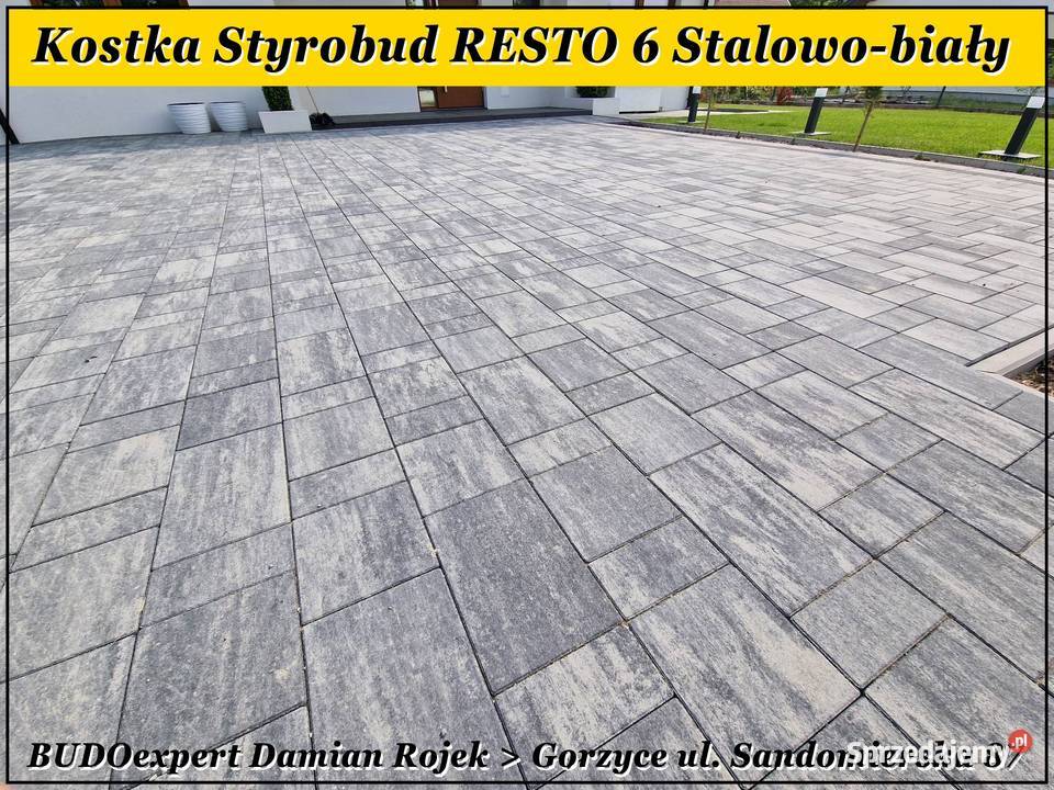Szlachetna kostka brukowa Styrobud RESTO 6 Nisko