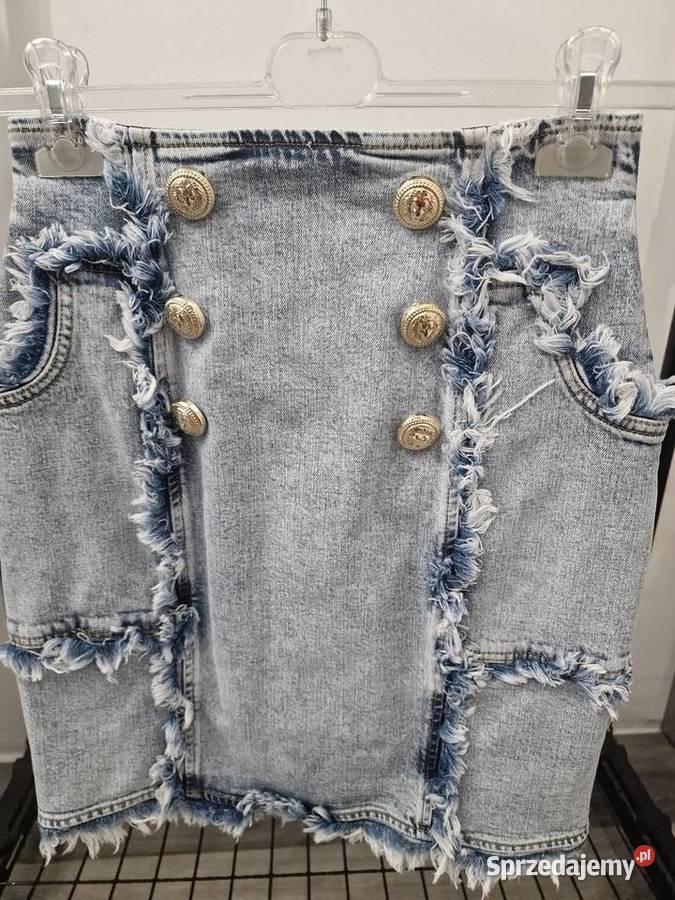 Spódnica Jeansowa Balmain XS S Żywiec