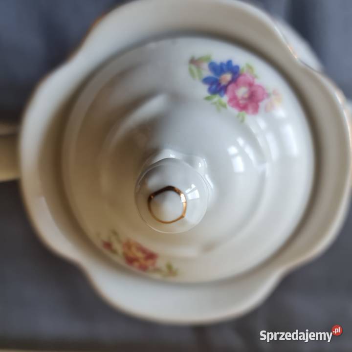 Porcelanowy dzbanek z FP Wawel PRL Warszawa