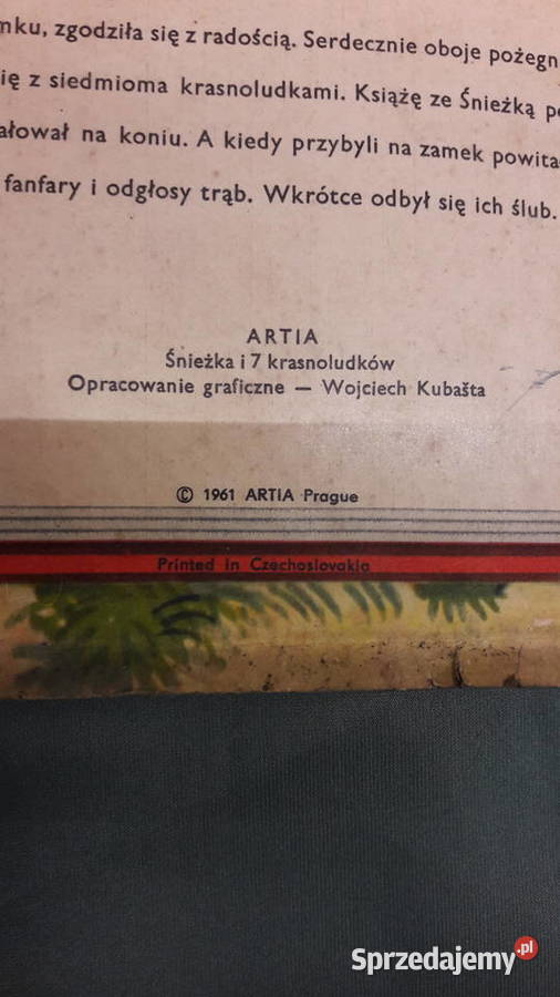 Bajka Królewna Śnieżka i siedmiu krasnoludków z Głuchołazy sprzedam