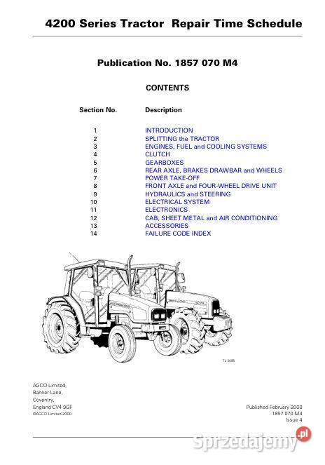 MF 4225 4235 4245 4255 katalog części Kielce