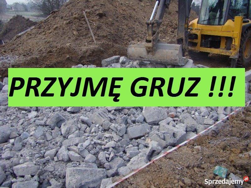 Przyjmę gruz dużą ilość gruzu KIELCE TUMLIN