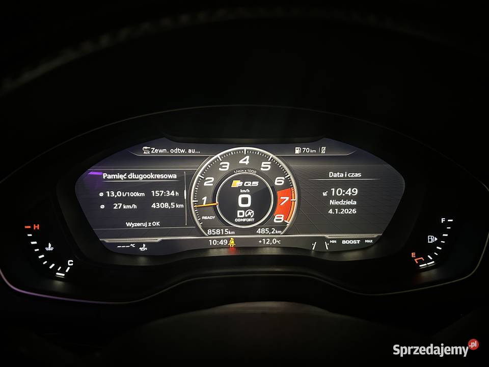 Audi SQ5 2019 30 v6 tfsi panorama matrixy radio Kraków