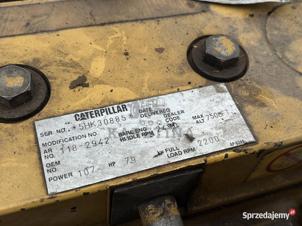 Cat Caterpillar Silnik 3054 560 2015 koni 1994 Jastrzębniki