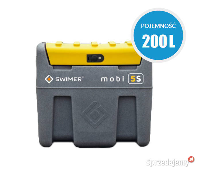 Zbiornik mobilny na ON 200L z pompą 12V