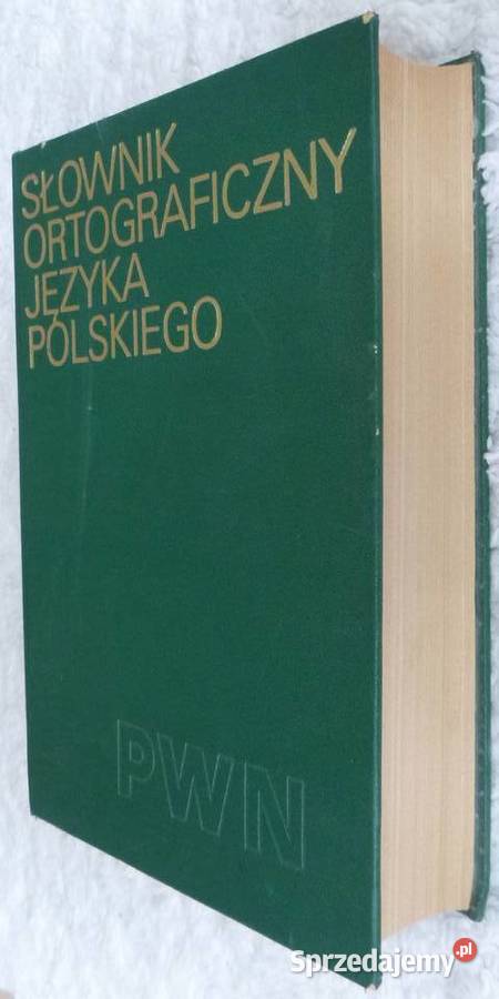 Słownik ortograficzny języka polskiego z ISBN 830103551X Warszawa