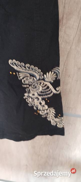 Spodnie damskie z haftem Łódź sprzedam