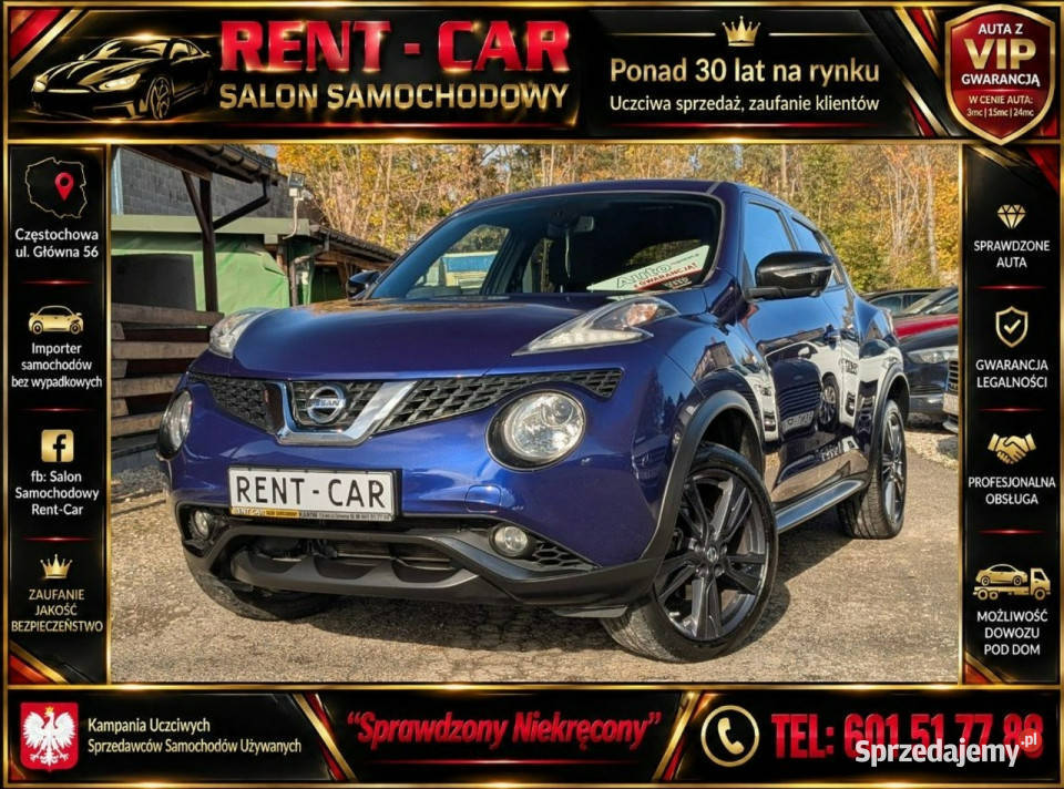Nissan Juke 12i115OPŁACONY BezwypadkowyKlima wspomaganie kierownicy śląskie