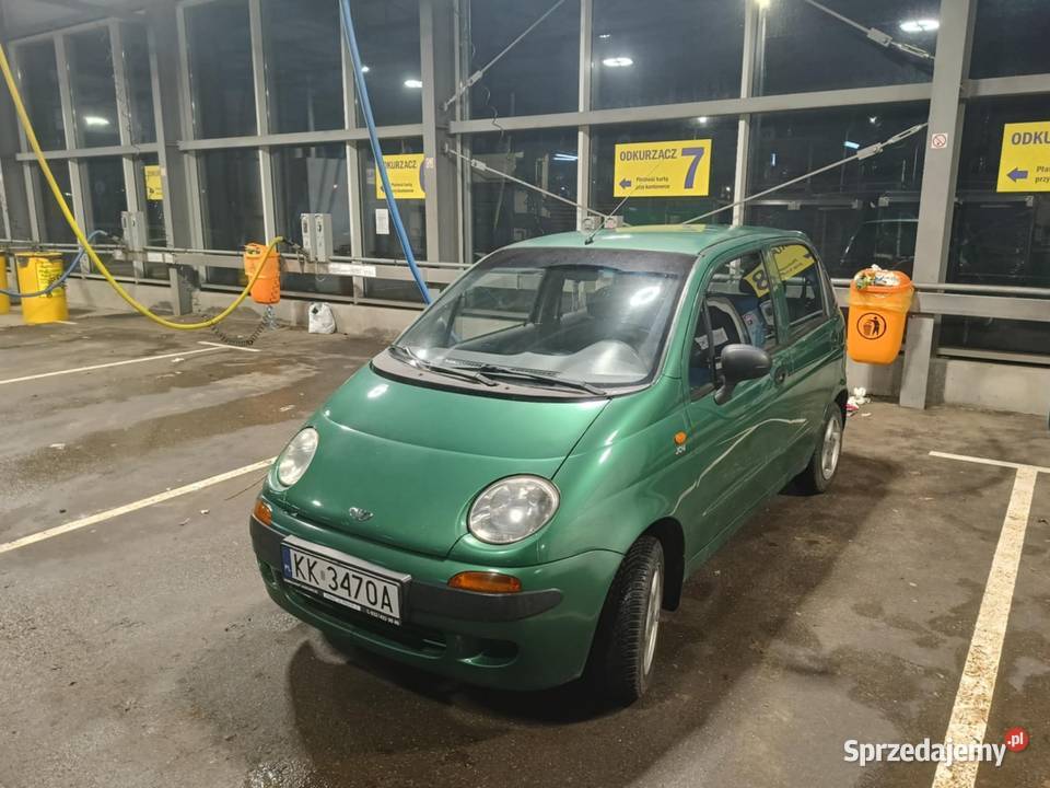 Daewoo Matiz 08 1999 zielony Matiz Kraków
