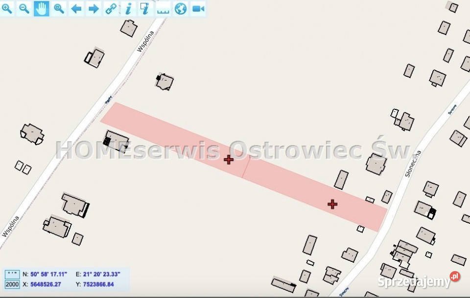 Działka Kunów 1165m2 świętokrzyskie