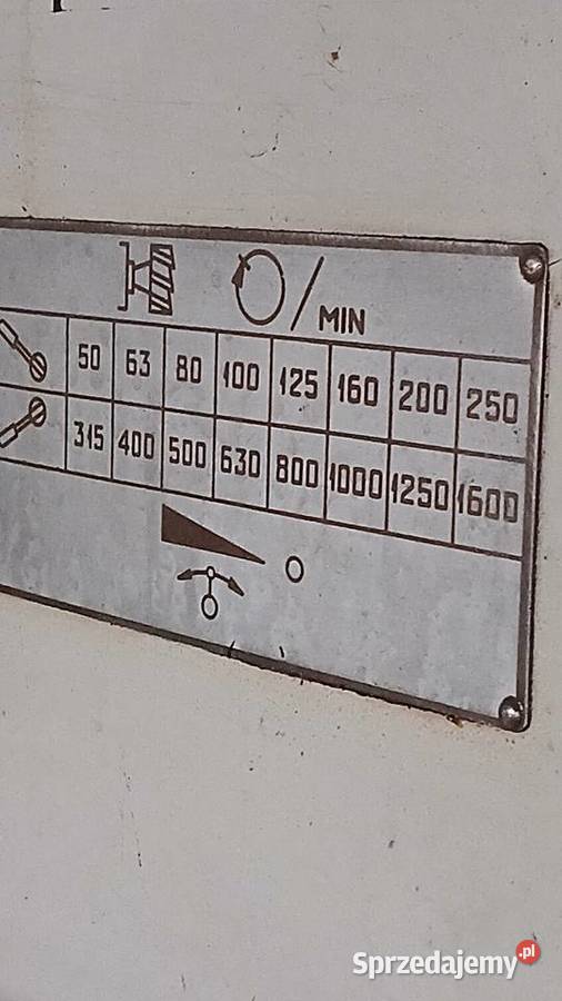 Frezarka uniwersalna DMITROW 6P81G skrętna łódzkie Skierniewice