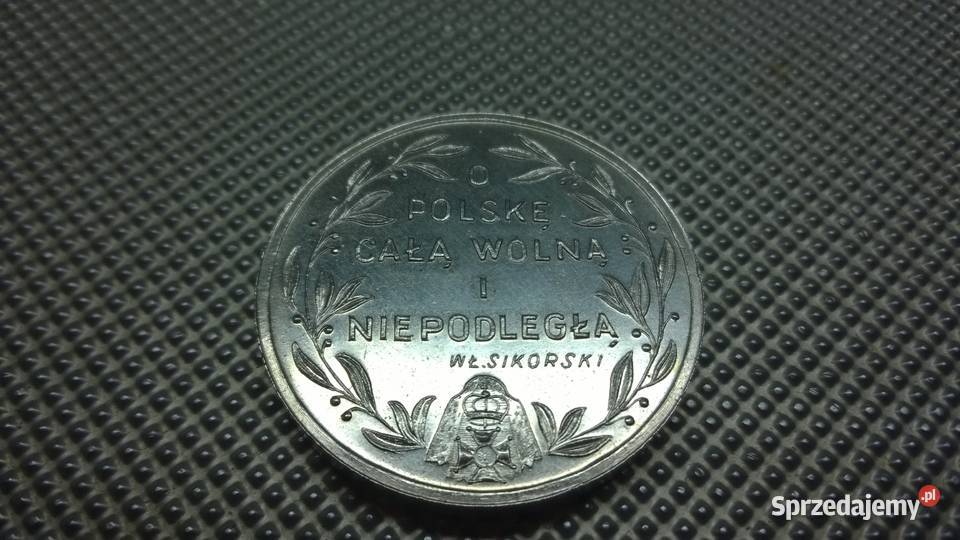 MEDAL numizmat Wł Sikorski 1881 1943 mazowieckie Warszawa