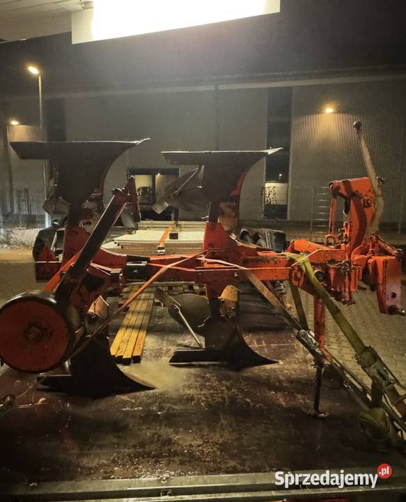 Pług 2 skibowy Mechanicznie obracany nieuszkodzony Olesno