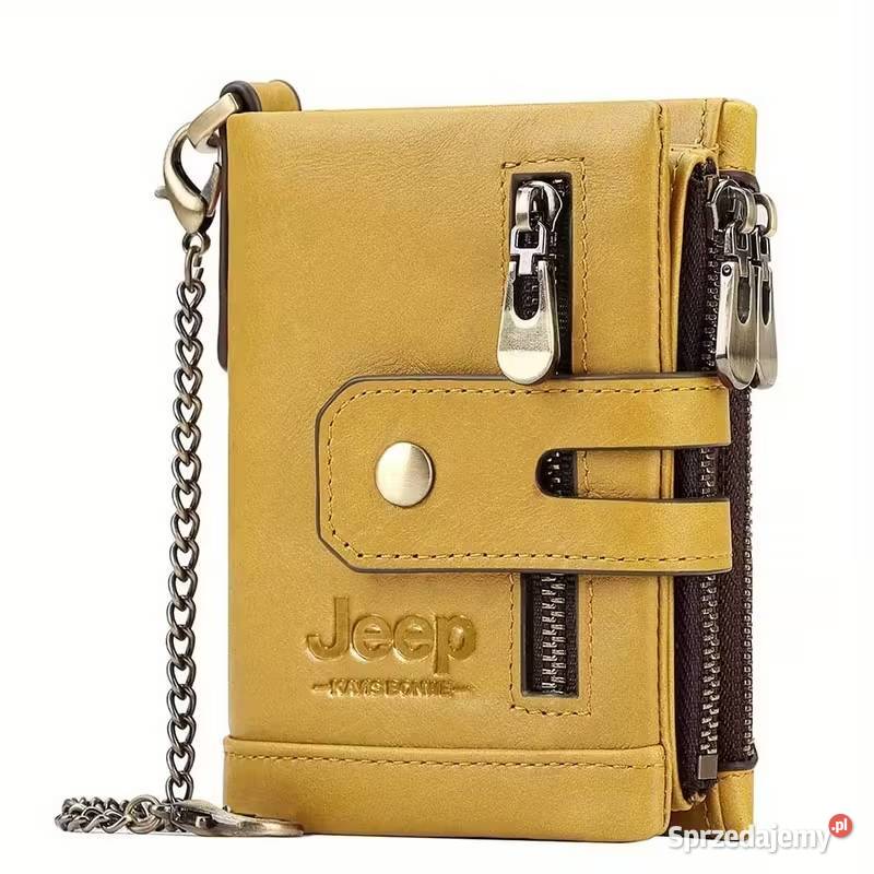 Portfel Męski Premium z Skóry JEEP