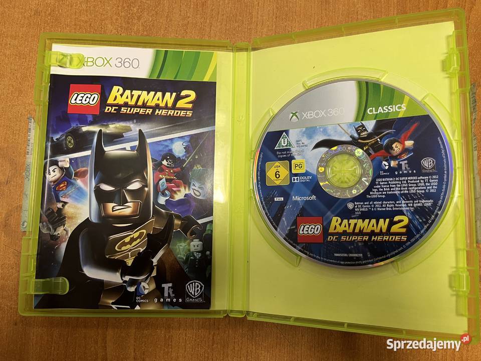 LEGO Batman 2 DC Super Heroes Xbox 360 pudełkowa Kultura i Rozrywka