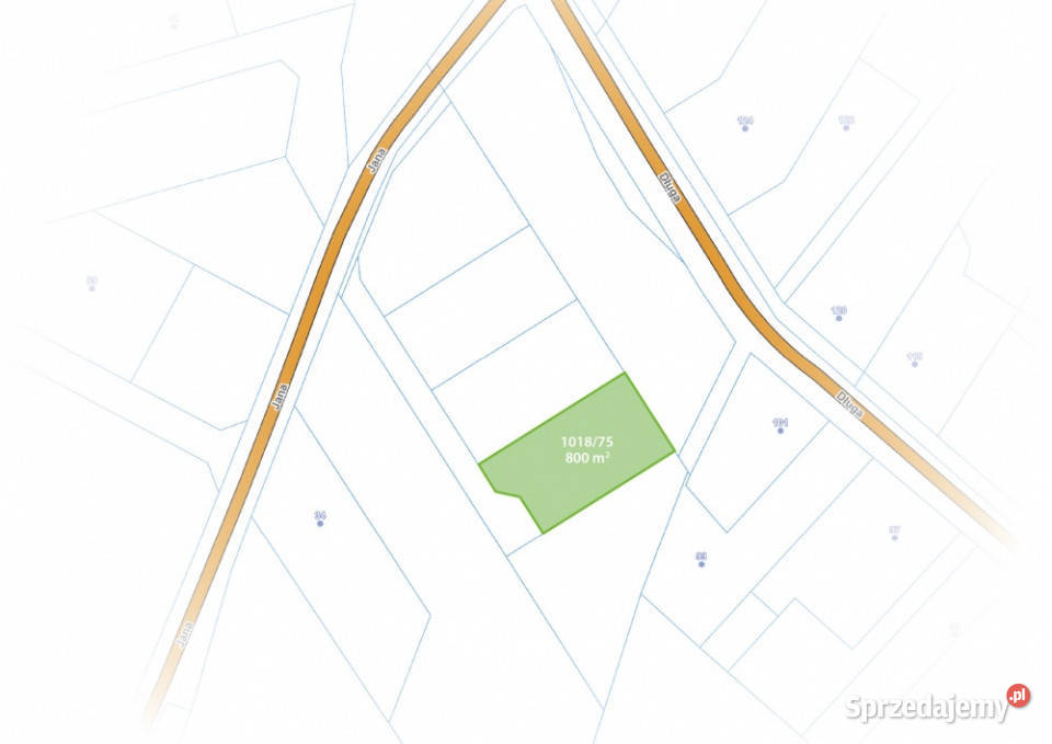 Działki budowlane TychyWygorzele ZACISZNE 445zł/m2 Tychy