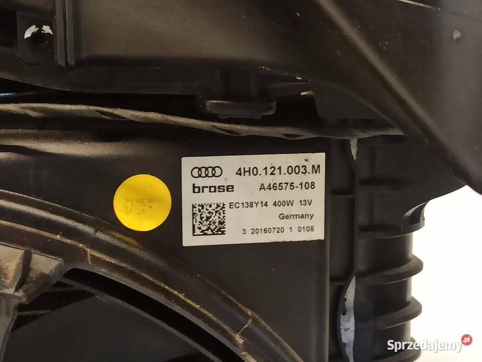 AUDI A8 CHŁODNICE D4 LIFT PAS PRZEDNI CHŁODNICE
